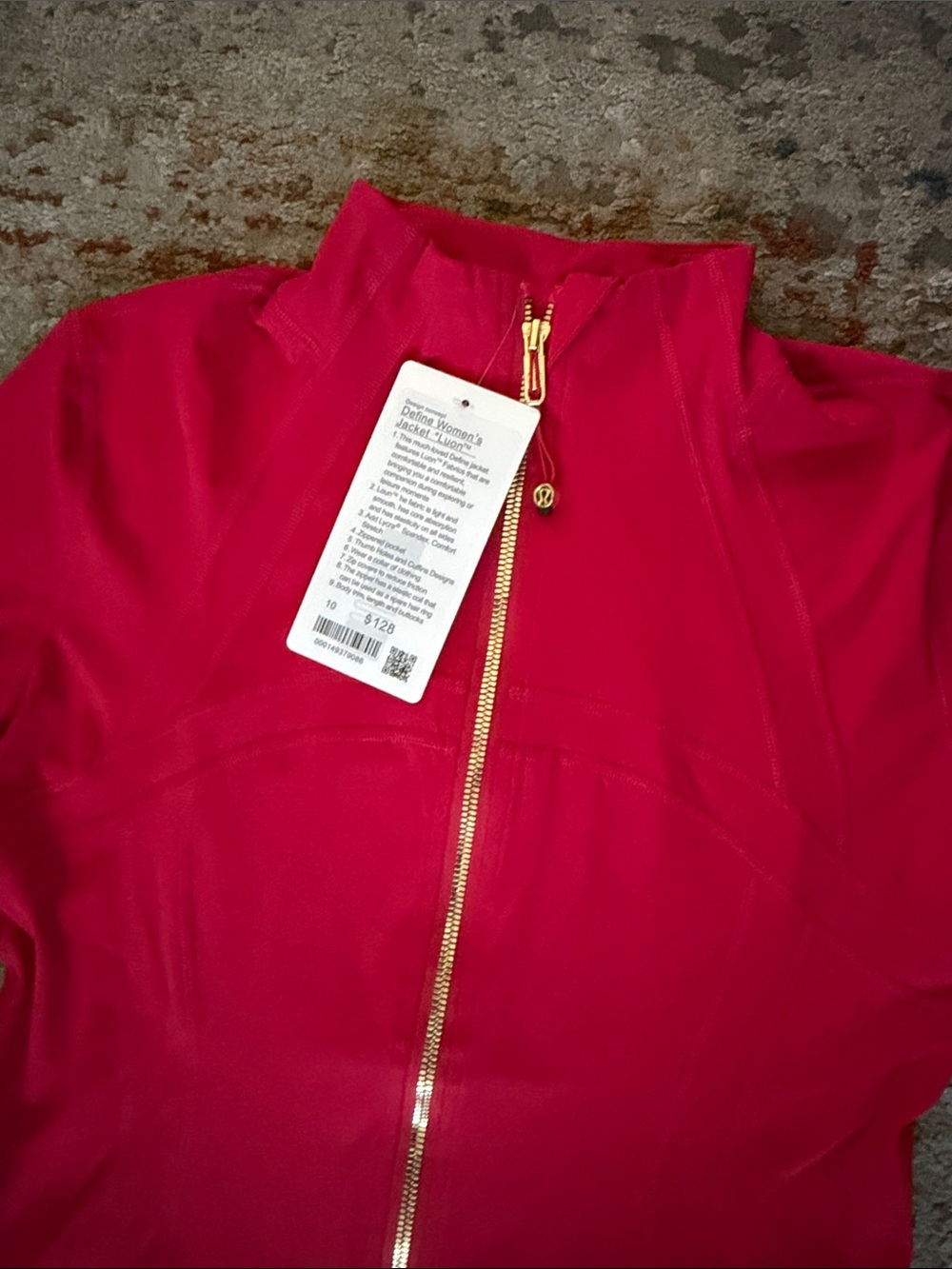 Lululemon Red  Full-Zip Jacket & Leggings Set size 10 - Picture 7 of 11